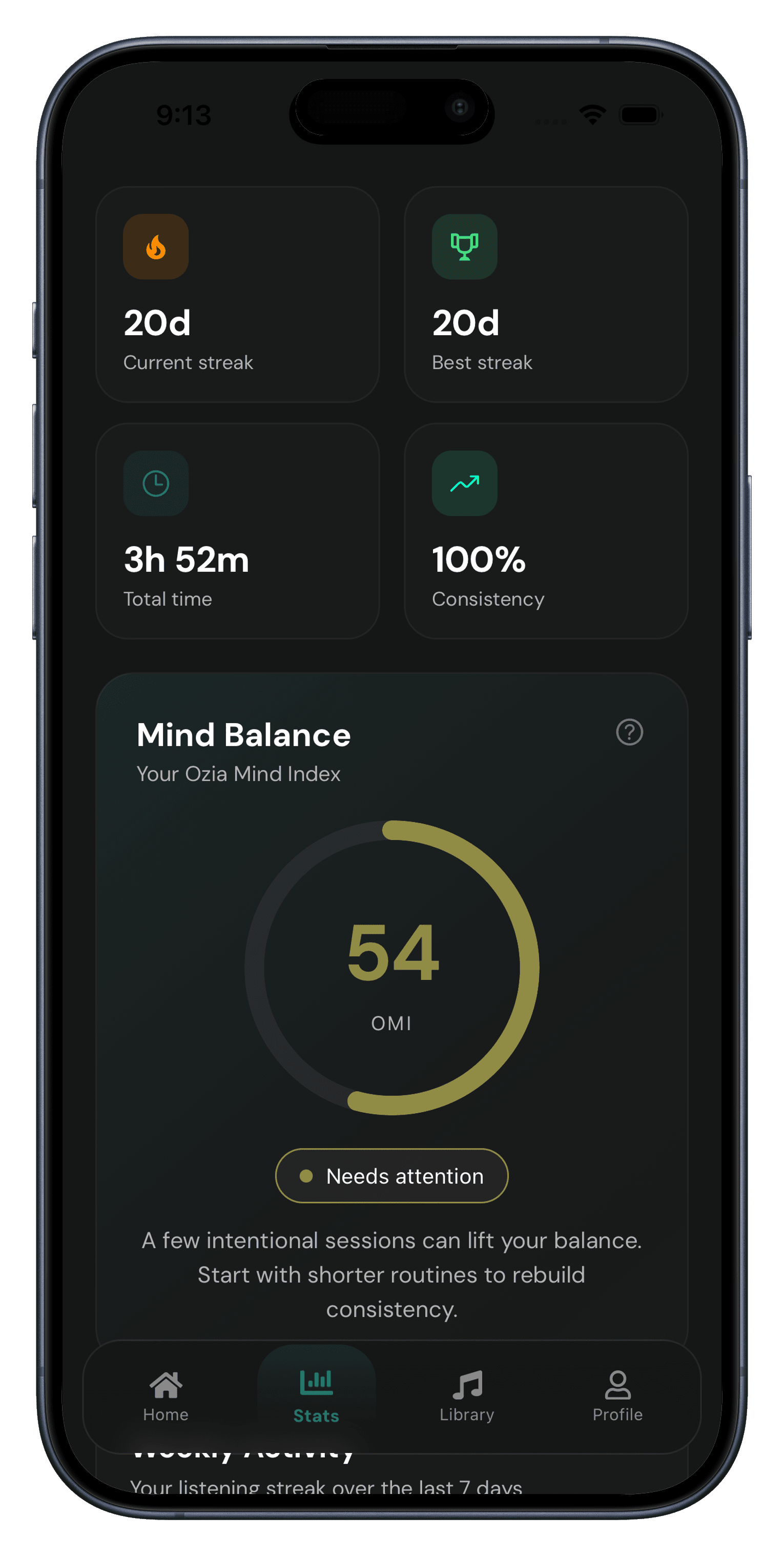 Ozia App Screenshot 1